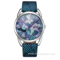 Spliced Mother Of Pearl Watch Timepiece